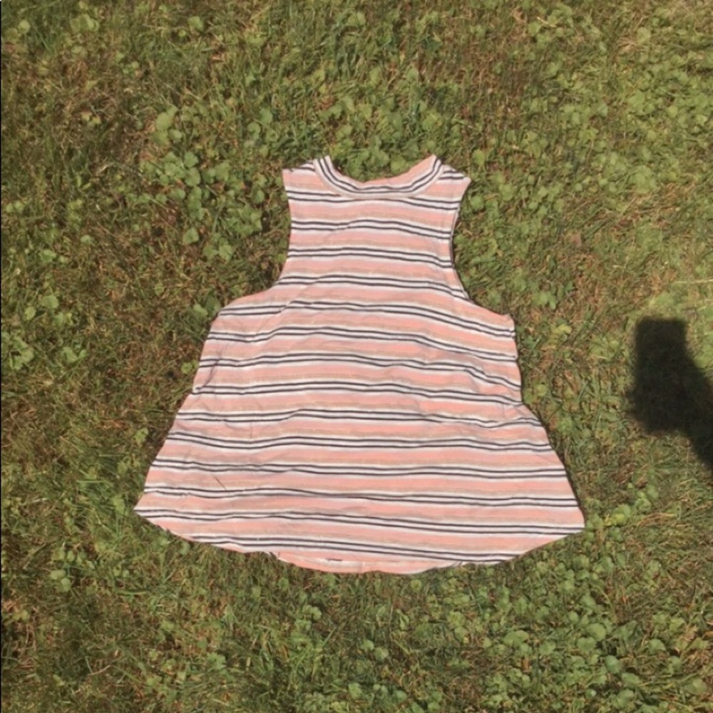 justice mock neck tank top